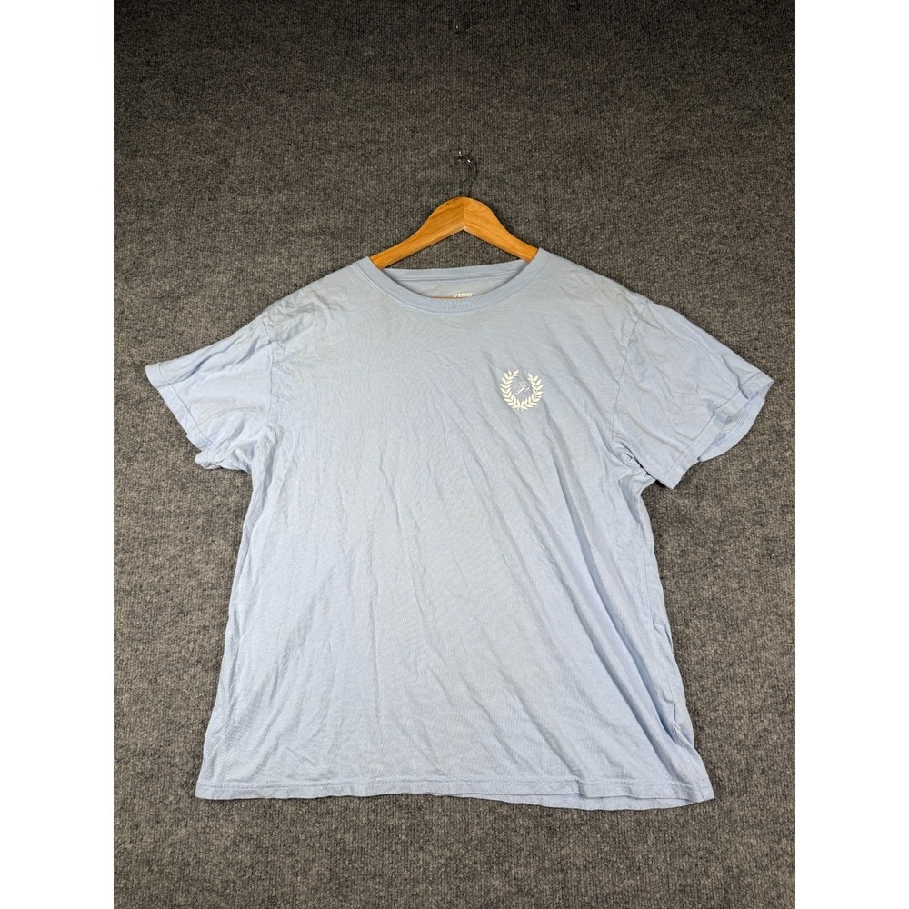 Victoria's Secret PINK T-Shirt Womens Large Blue Short Sleeve Crew Neck Everyday